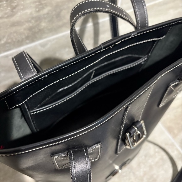 Dooney & Bourke Black Bucket Handbag - Picture 5 of 10